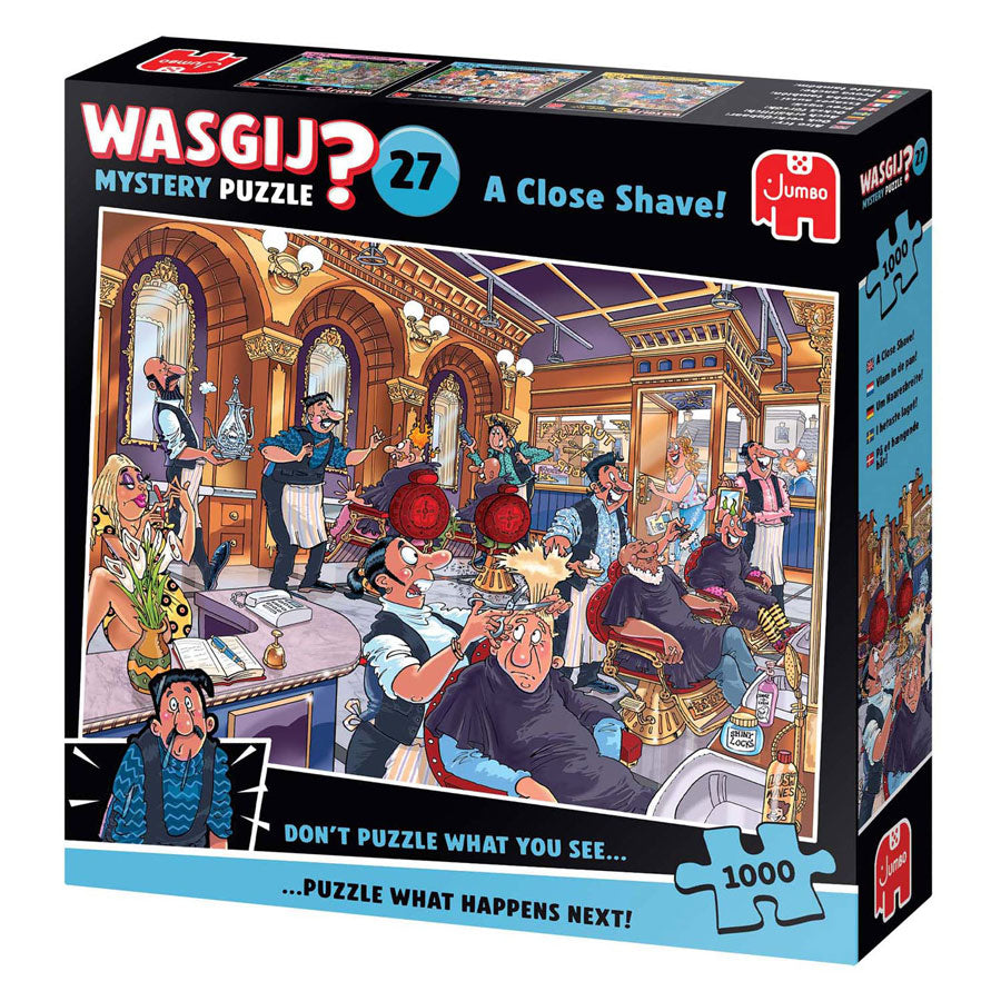 Jumbo wasgij mystery 27 legpuzzel - vlam in de pan!, 1000st.