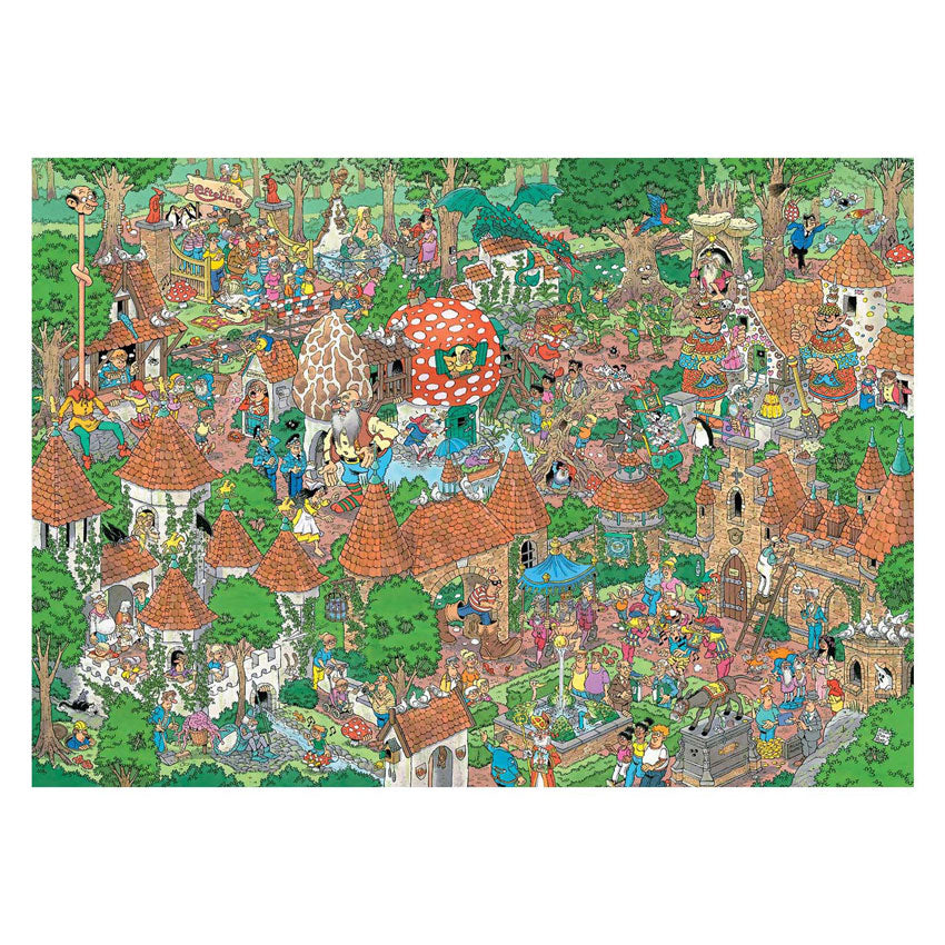Jumbo jan van haasteren legpuzzel - efteling sprookjesbos, 1000st.