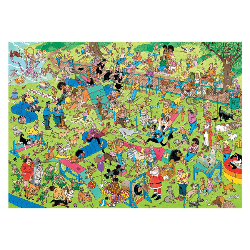 Jumbo jan van haasteren legpuzzel - hondenparcours, 1000st.