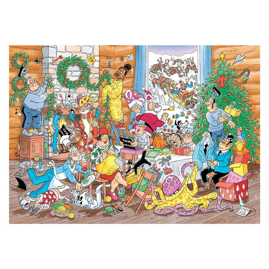 Jumbo jan van haasteren legpuzzel - kerstkriebels - 500st.