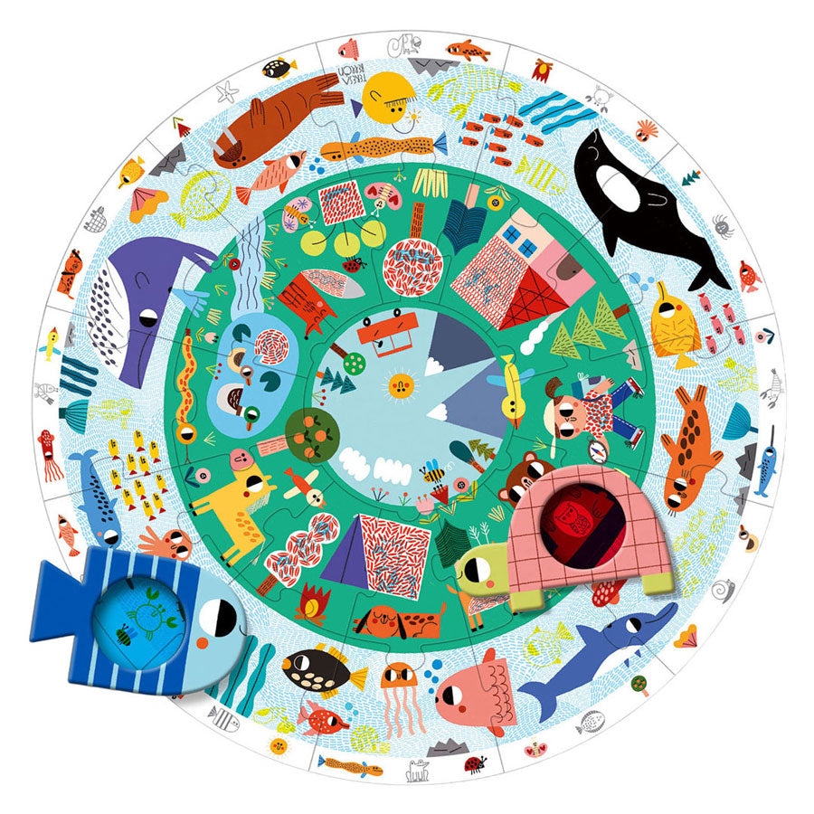 Jumbo goula puzzel xxl ontdek dieren - 25st.