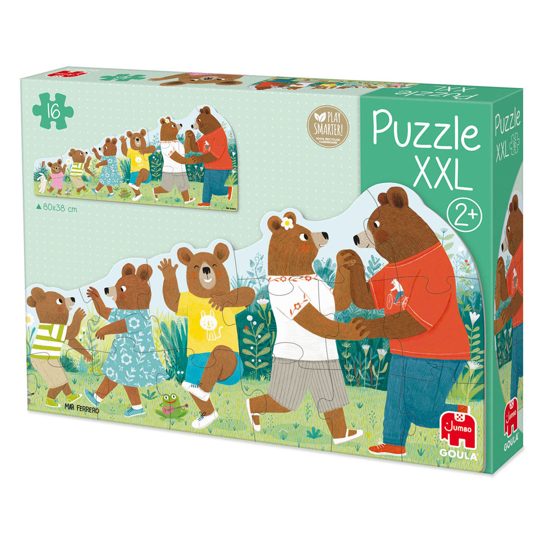 Goula jumbo puzzel xxl beren familie - 16st.