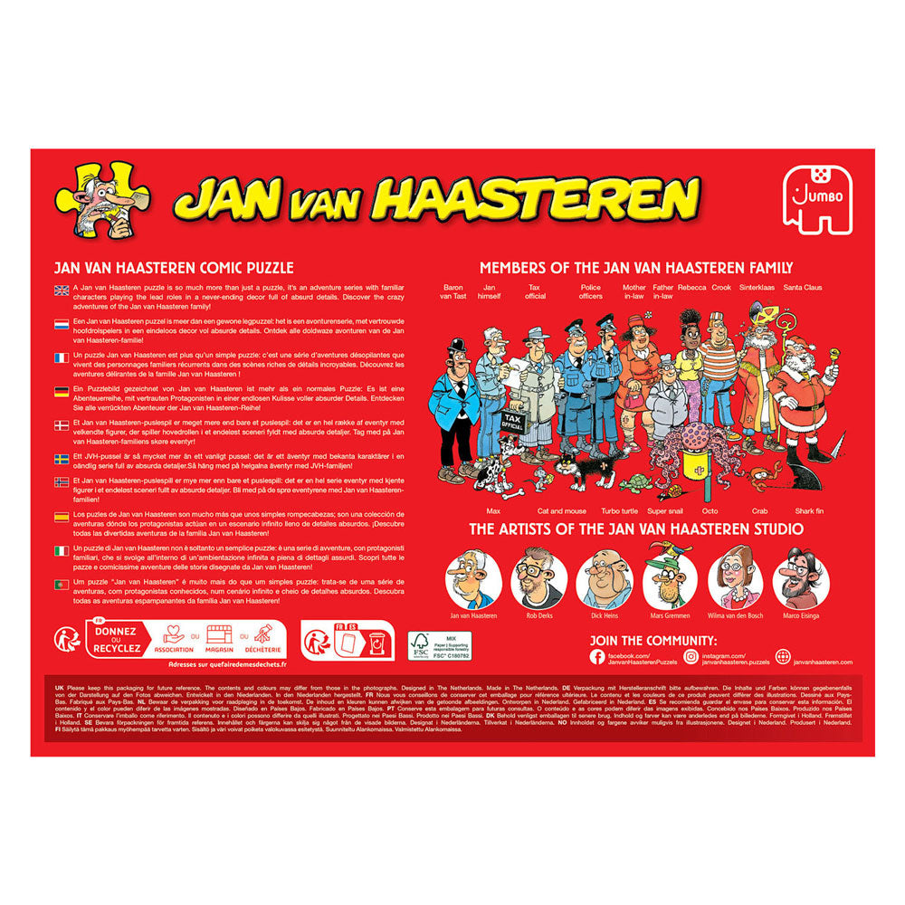 Jan van haasteren legpuzzel - op het strand 1500st.