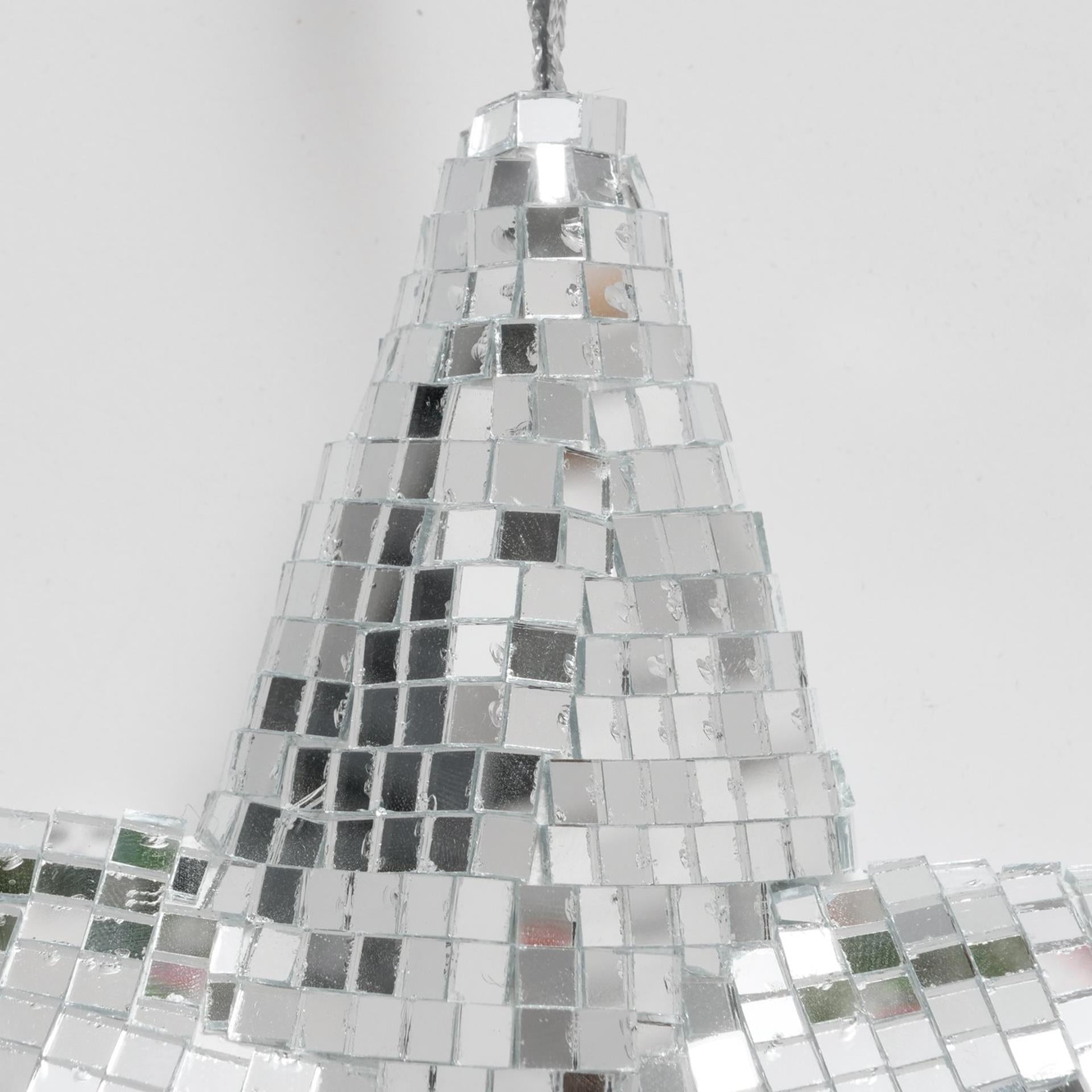 Boltze home kersthanger disco ster 20x20cm