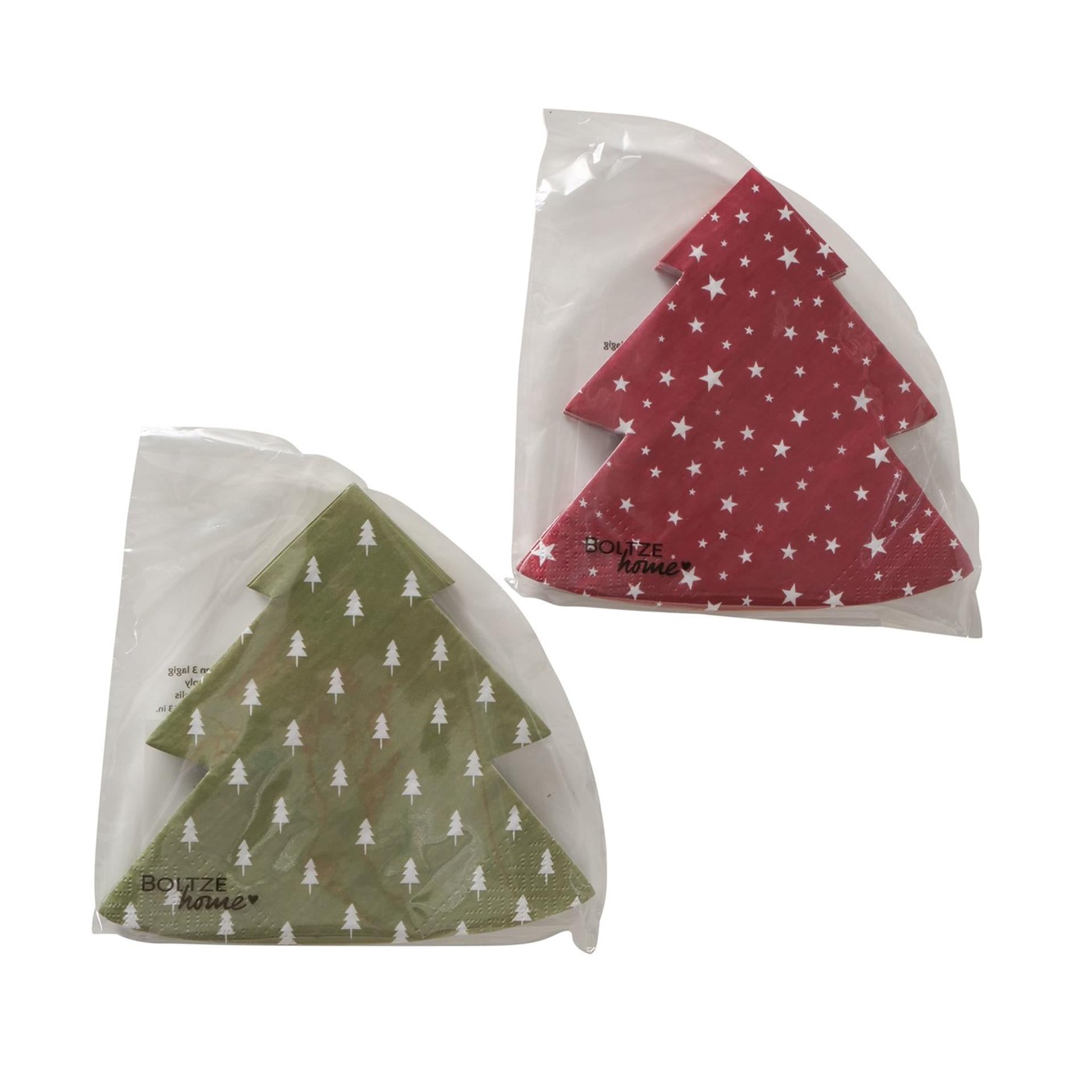 Boltze home servetten kerstboom 12 dlg.