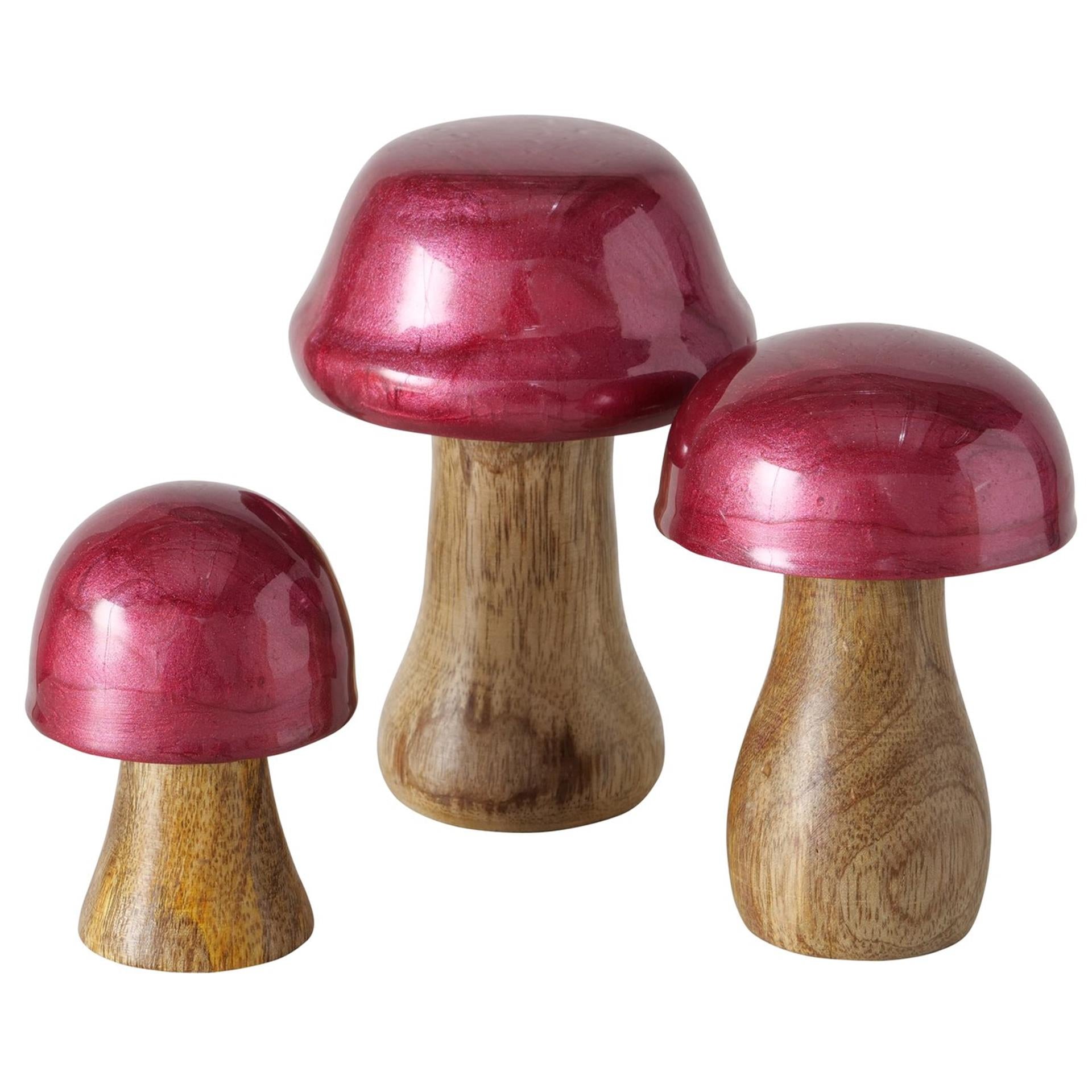 Boltze home beeld paddenstoel set a 3