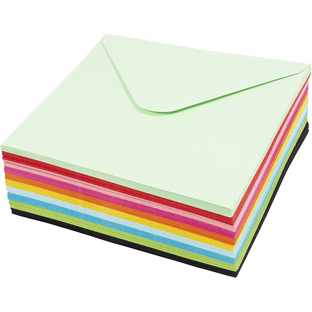 Https: www.cchobby.nl gekleurde-enveloppen-afmeting-envelop-16x16-cm-80-gr-diverse-kleuren-10x10-stuk-1-doos