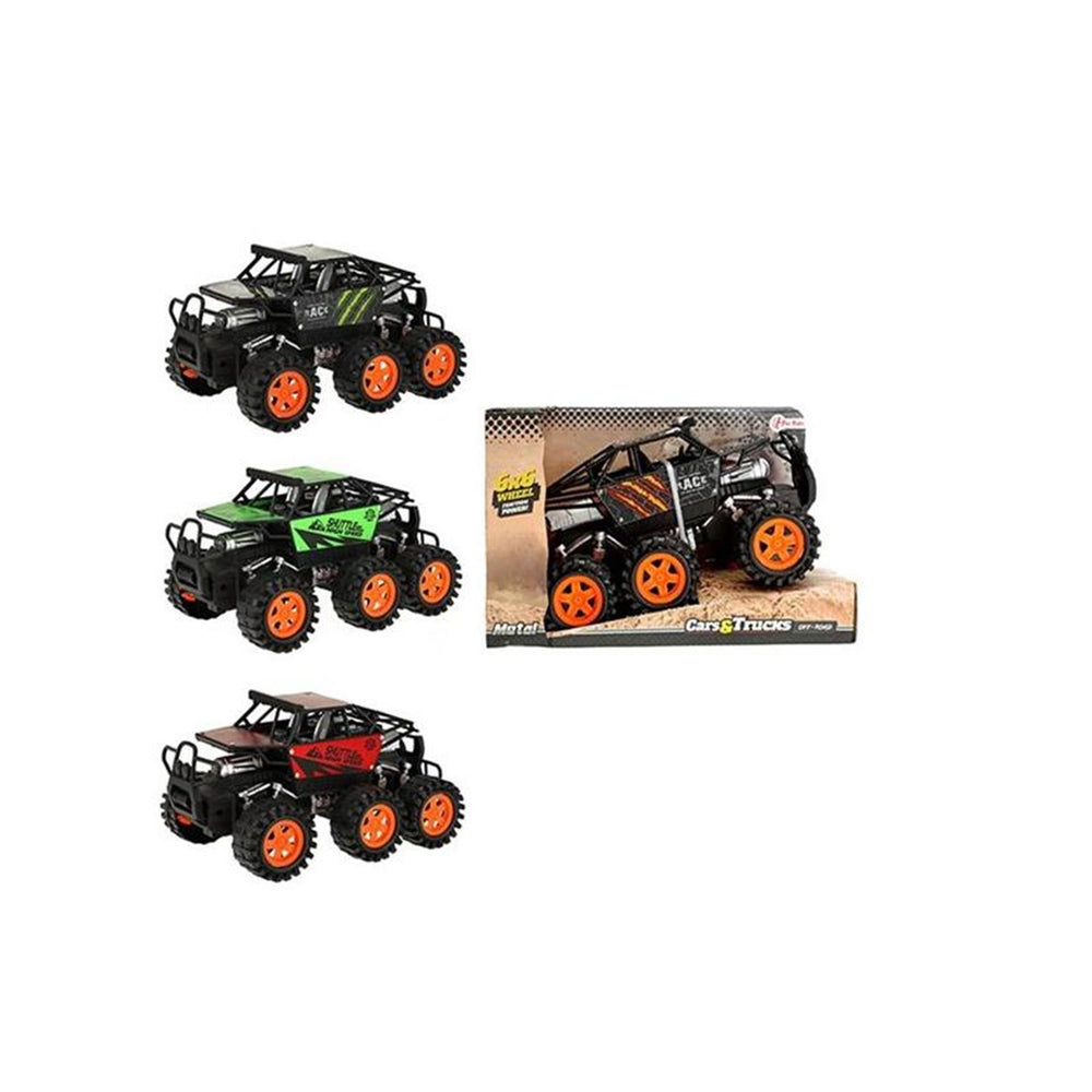 Toi-toys toi toys cars trucks monster truck 6 wielen frictie 25cm