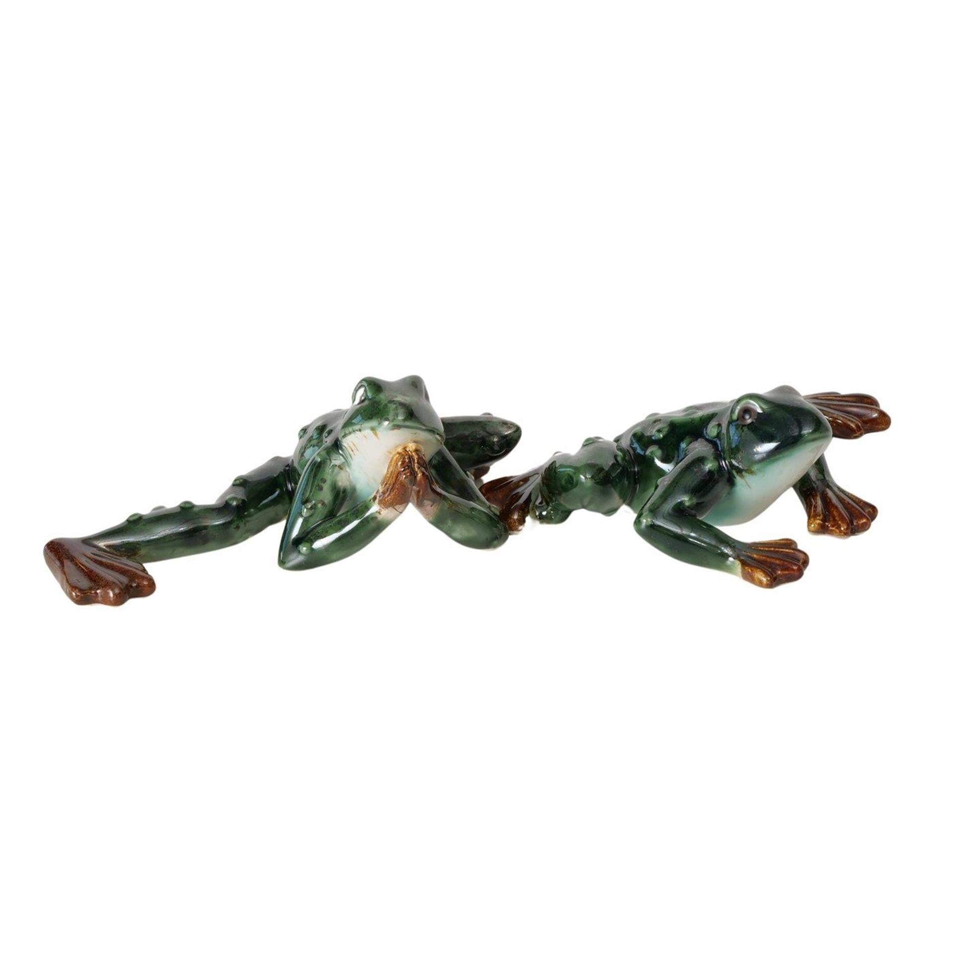 Boltze home beeldje beeld kikker frido 20x13x6,5cm