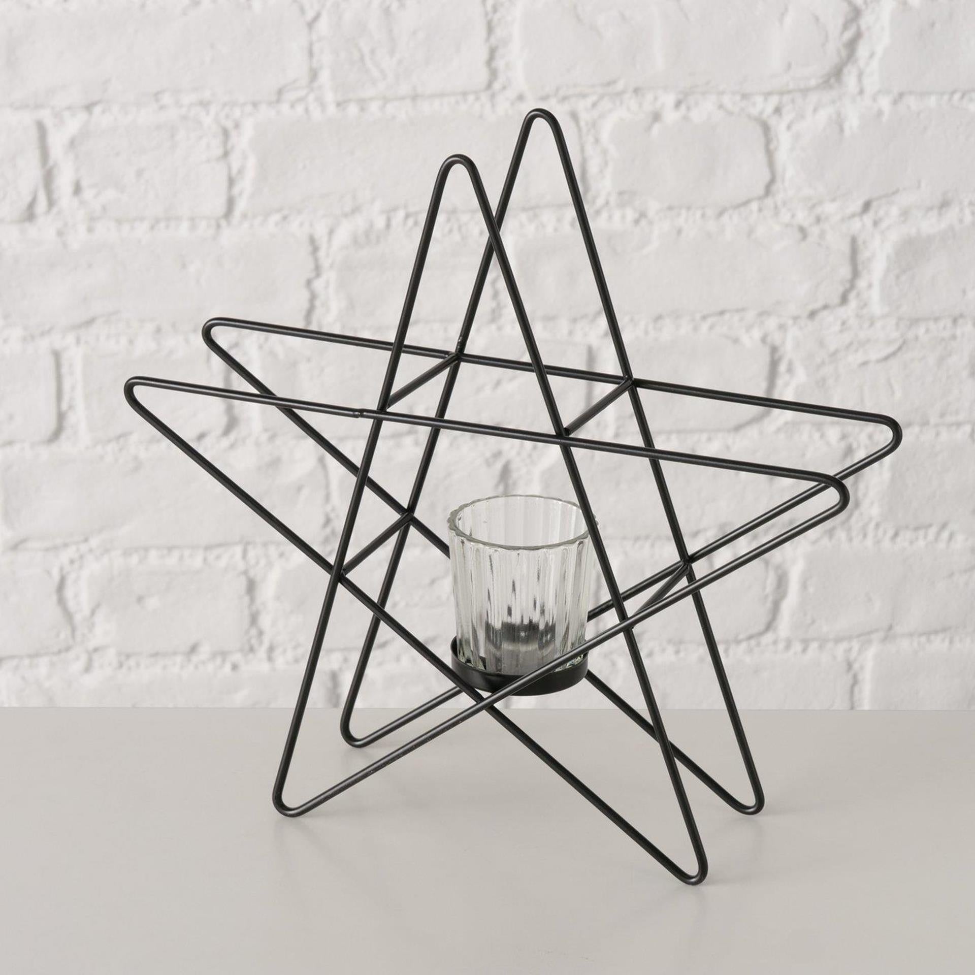 Boltze home windlicht ster 29,5x27,5cm