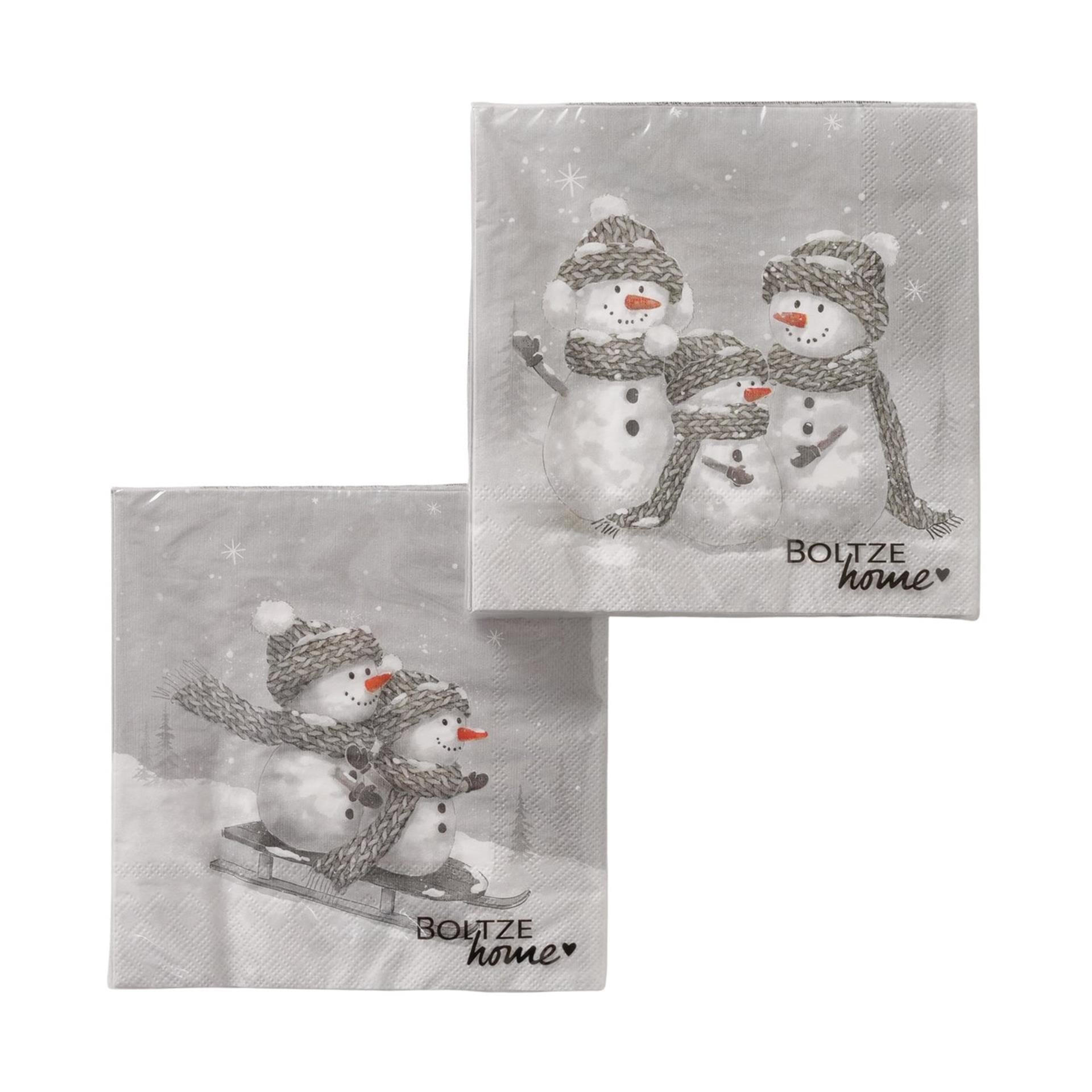 Boltze home servetten frosty pak a 20