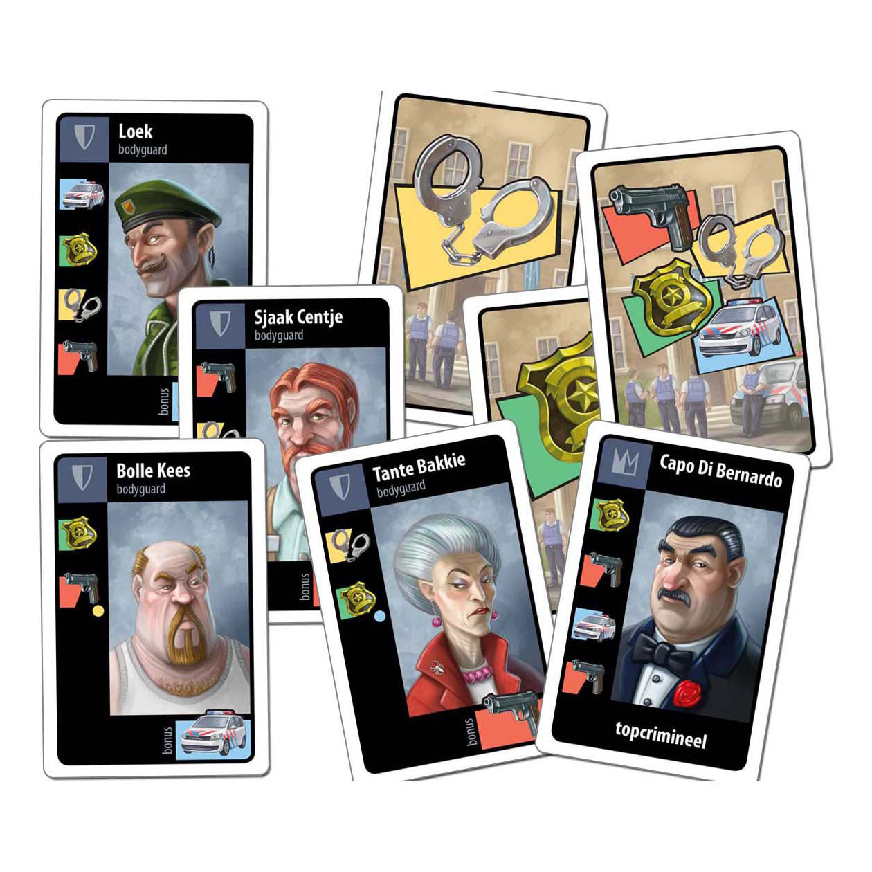 White goblin games inspecteur hoogstraten: gangstervilla - kaartspel