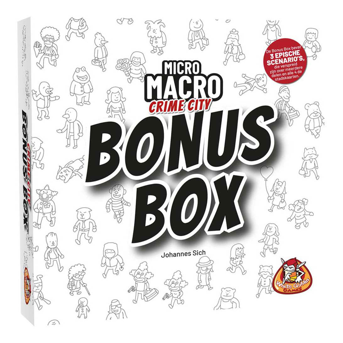 White goblin games micromacro - crime city bonusbox - bordspel