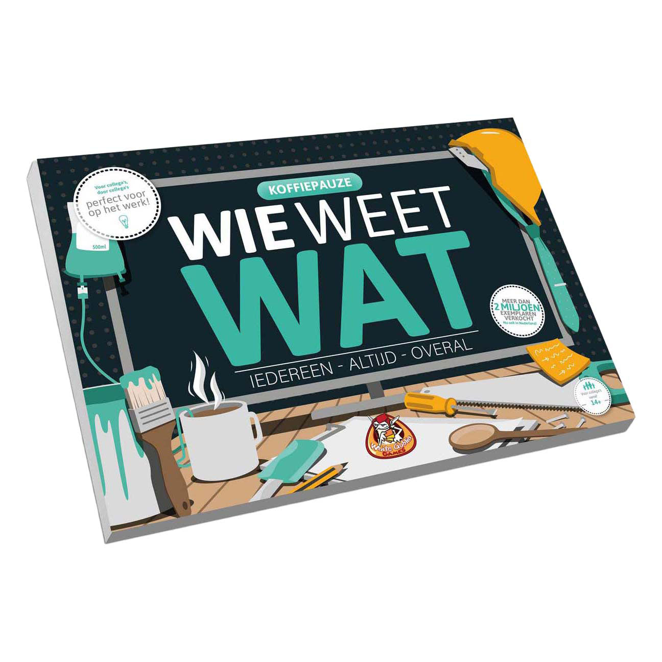 White goblin games wie weet wat - koffiepauze