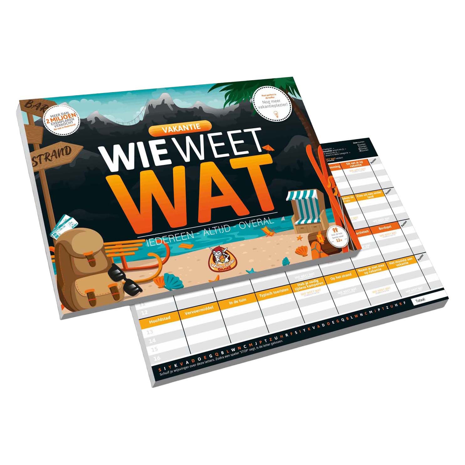 White goblin games wie weet wat - vakantie