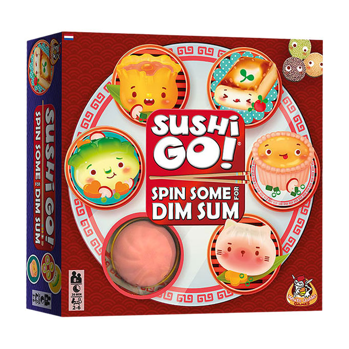 White goblin games - sushi go! spin some for dim sum - familiespel - 2 tot 6 spelers - 20 minuten - vanaf 8 jaar - met squishy