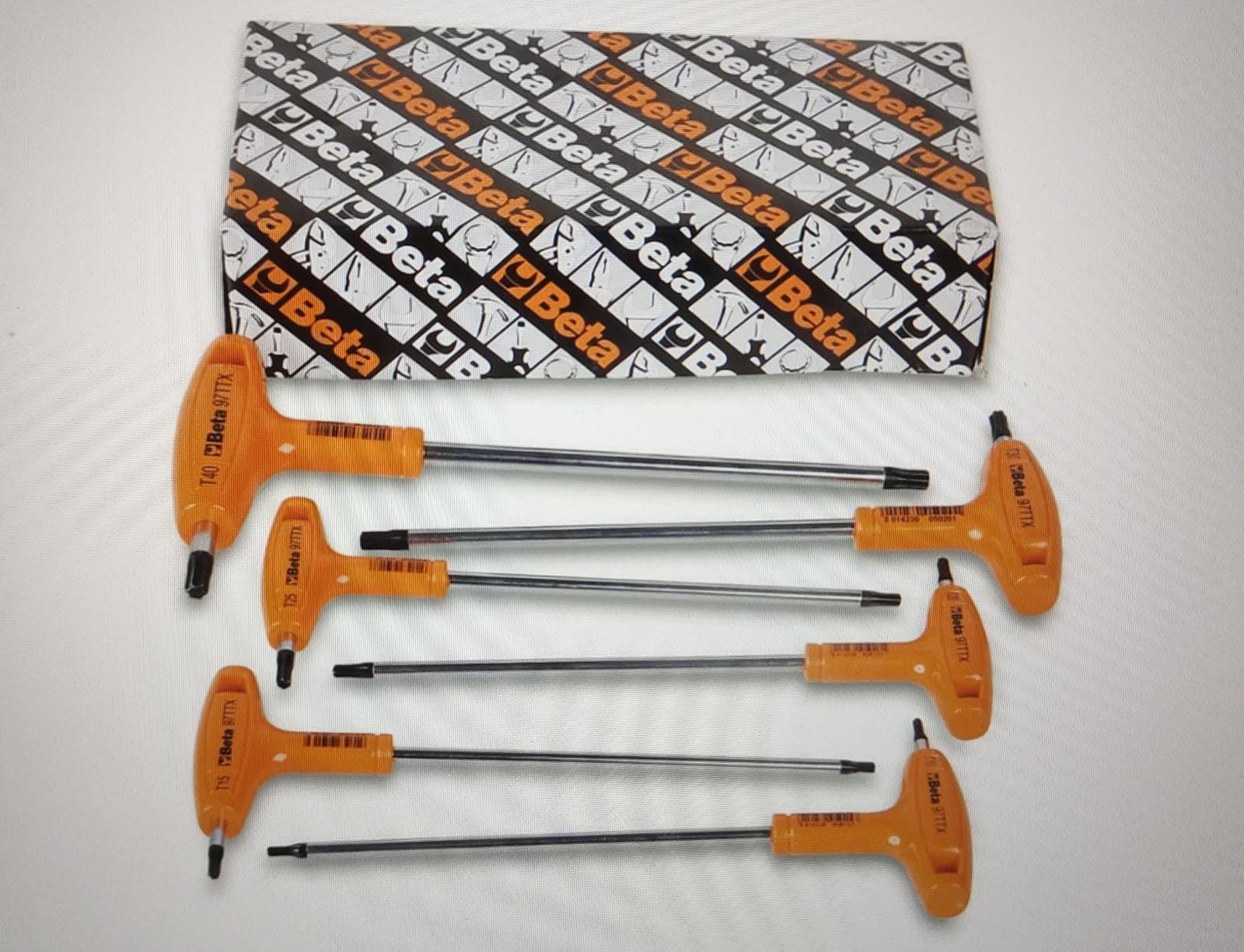 Inbussleutelset Beta 6 delig haaks
