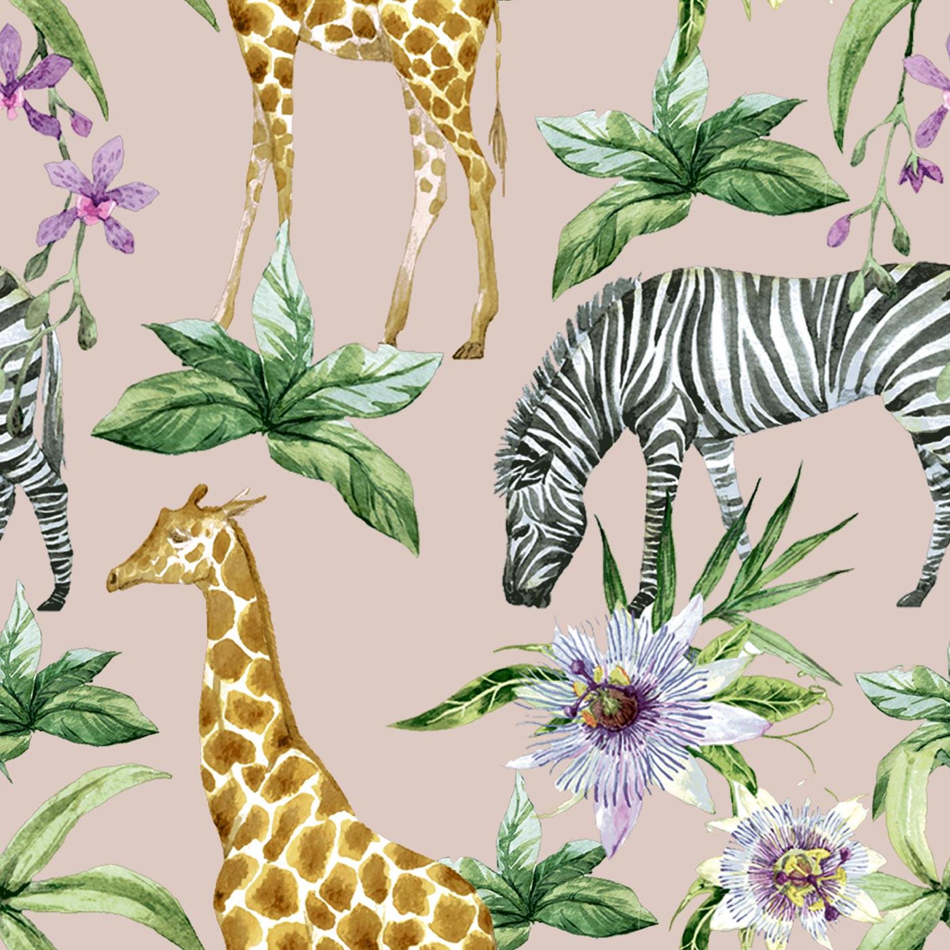 Servetten zebra's giraffen 33x33 cm