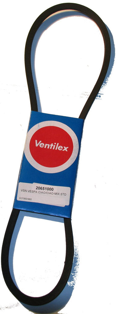 Courroie trapézoïdale Vespa ciao standard 45km poulie 95mm 9.5x950 960 mm