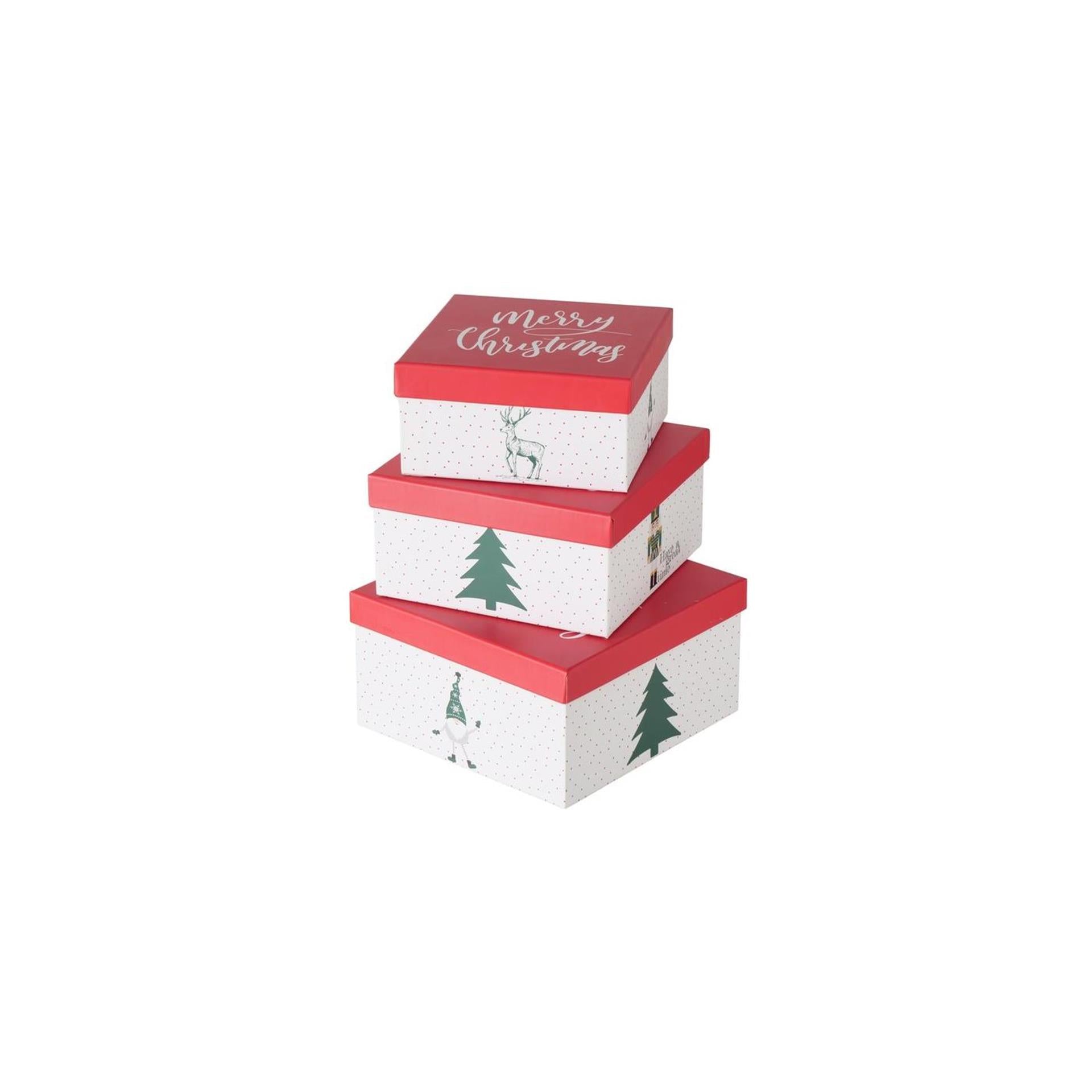Boltze home geschenkdozen chrissy 3-dlg