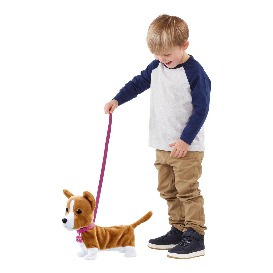 Animagische Lizzy Corgi Hond Interactieve Knuffel