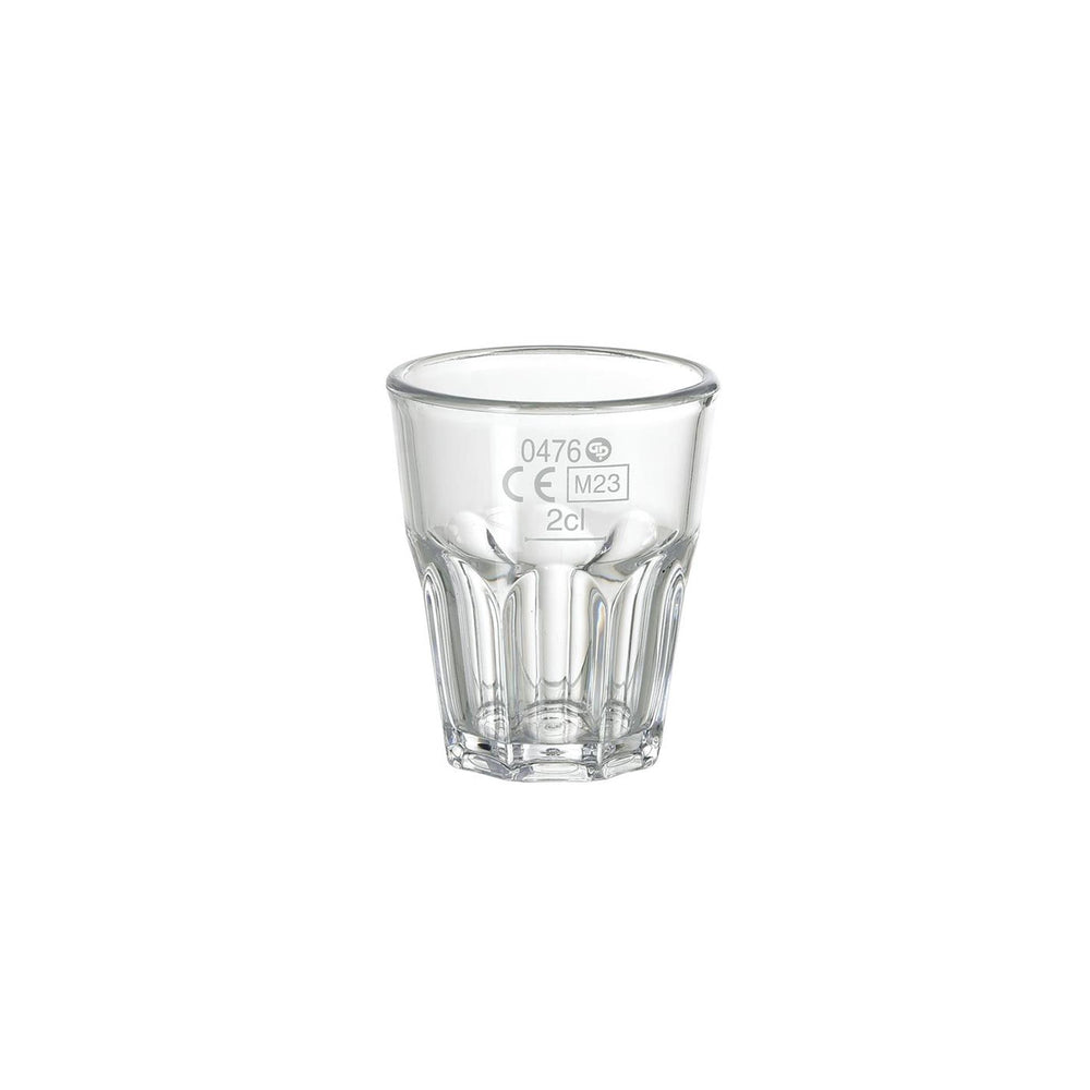 Duni kunststof shotglas any day 3cl set a 6 stuks
