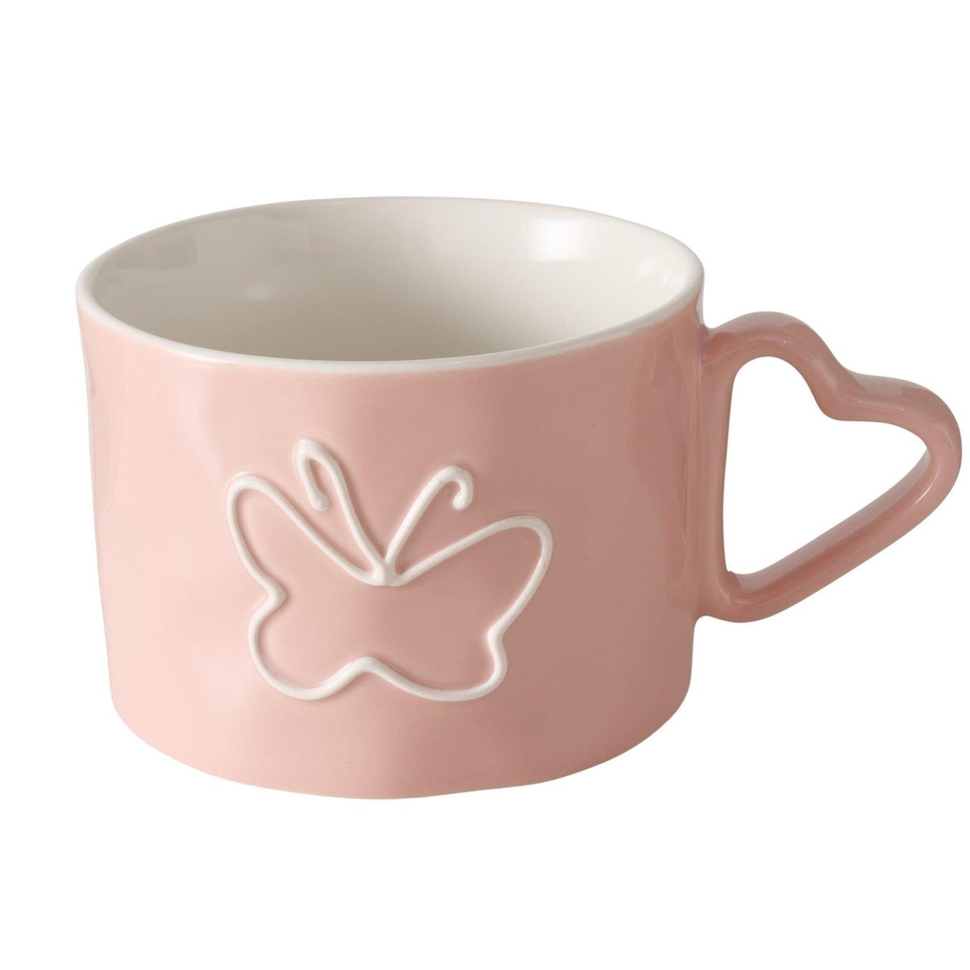 Boltze home mok vlinder 370ml ø9,8xh7cm