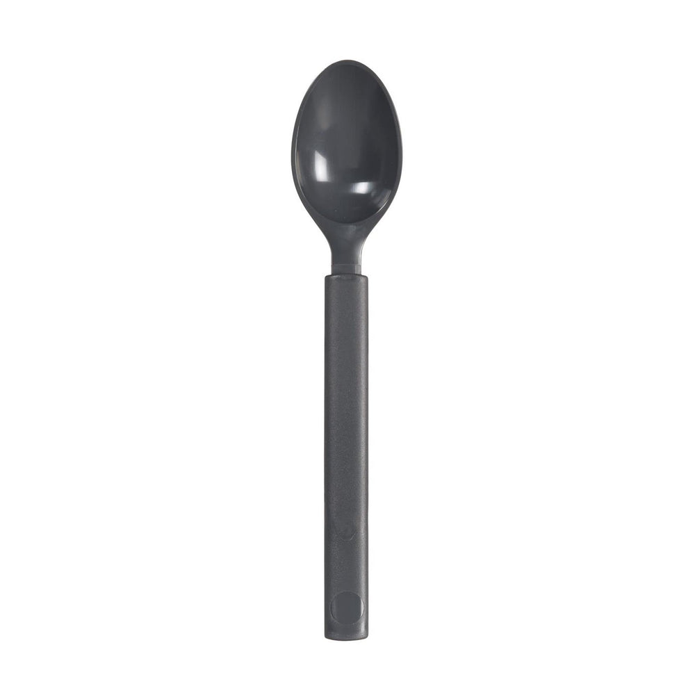 Duni kunststof lepel granite herbruikbaar 17cm doosje a 6 stuks
