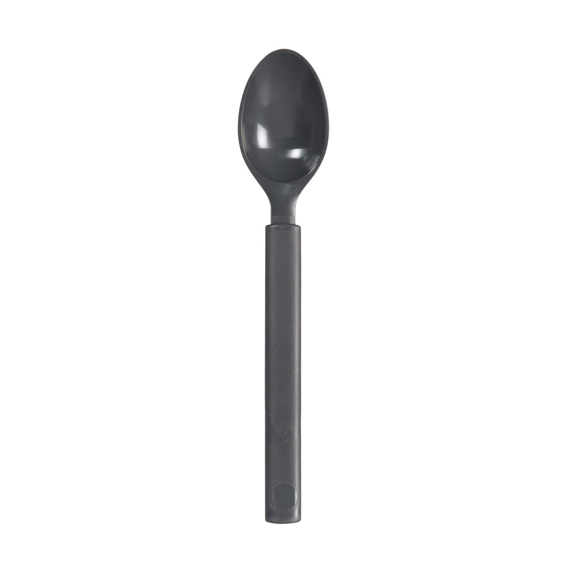 Duni kunststof lepels granite 17cm 6st