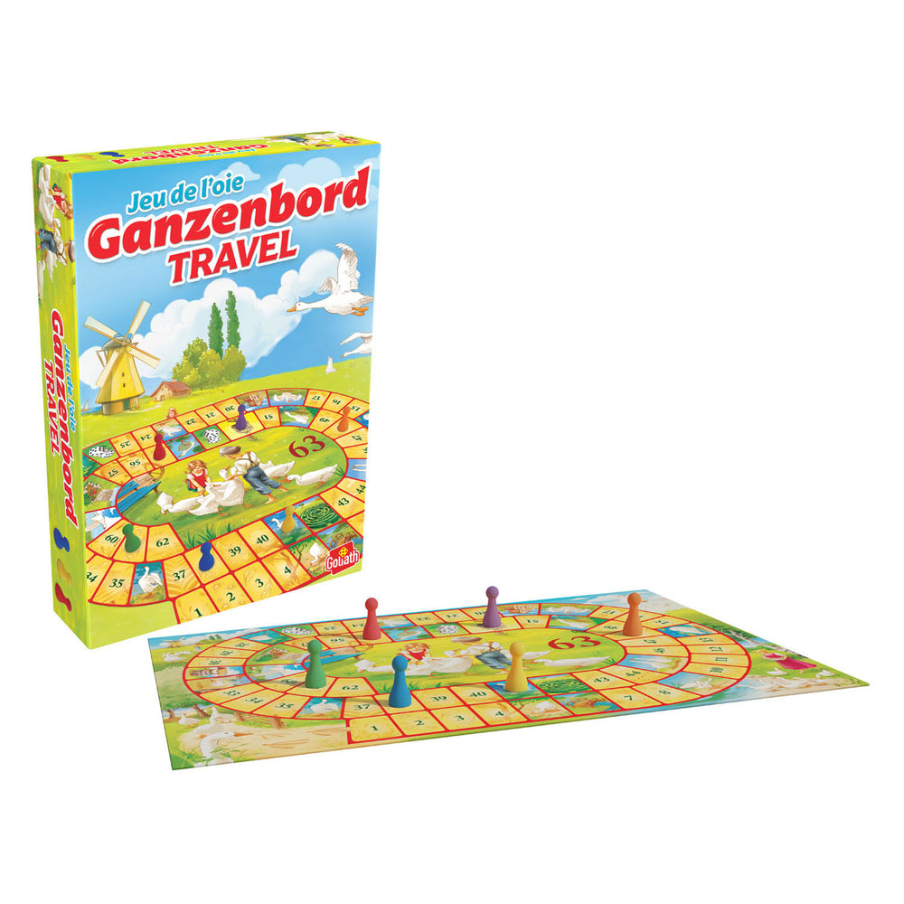 Goliath ganzenbord travel – bordspel – reisspel – hollandse gezelligheid