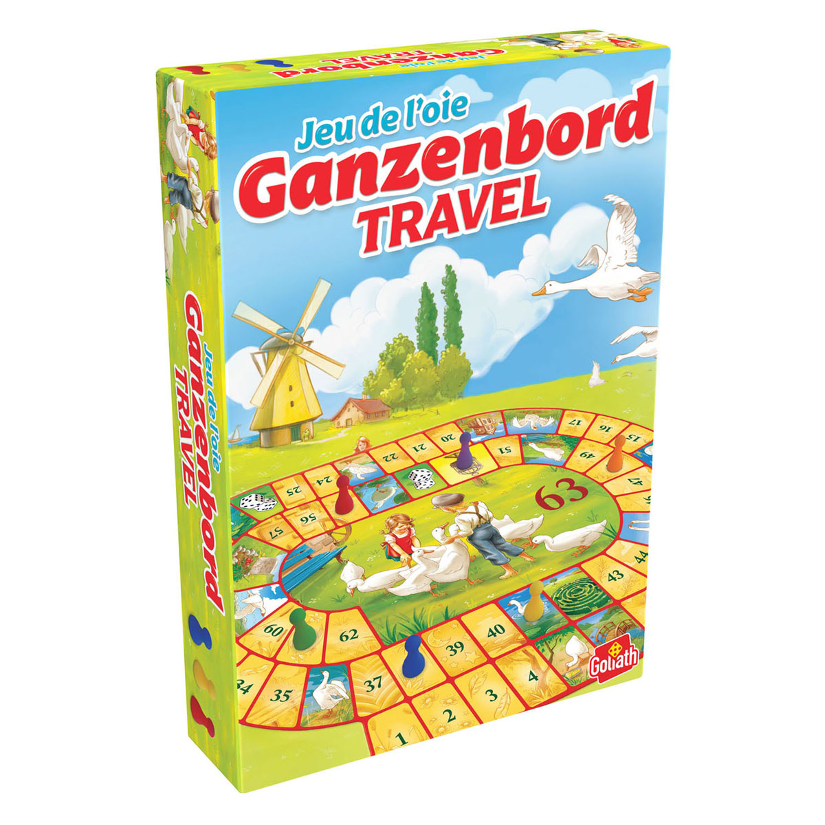 Goliath ganzenbord travel – bordspel – reisspel – hollandse gezelligheid