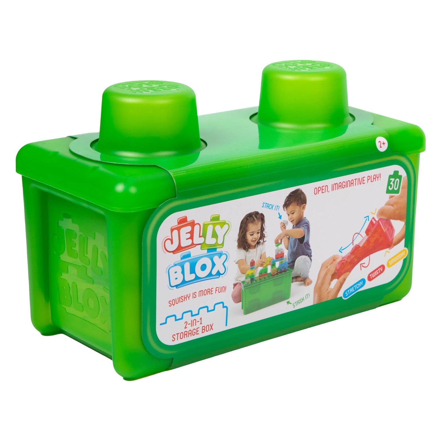 Goliath jelly blox storage box - constructiespeelgoed - zachte bouwblokken - pijnvrij spelen - vanaf 2 jaar - bpa vrij