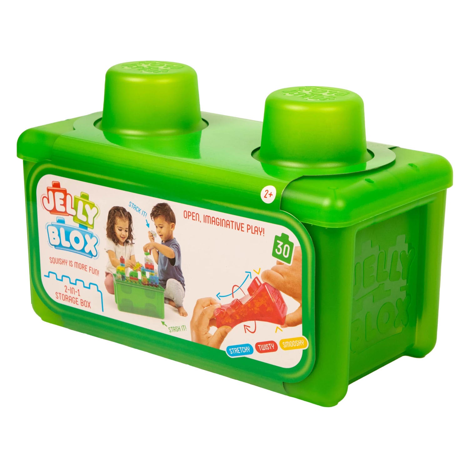 Goliath jelly blox storage box - constructiespeelgoed - zachte bouwblokken - pijnvrij spelen - vanaf 2 jaar - bpa vrij