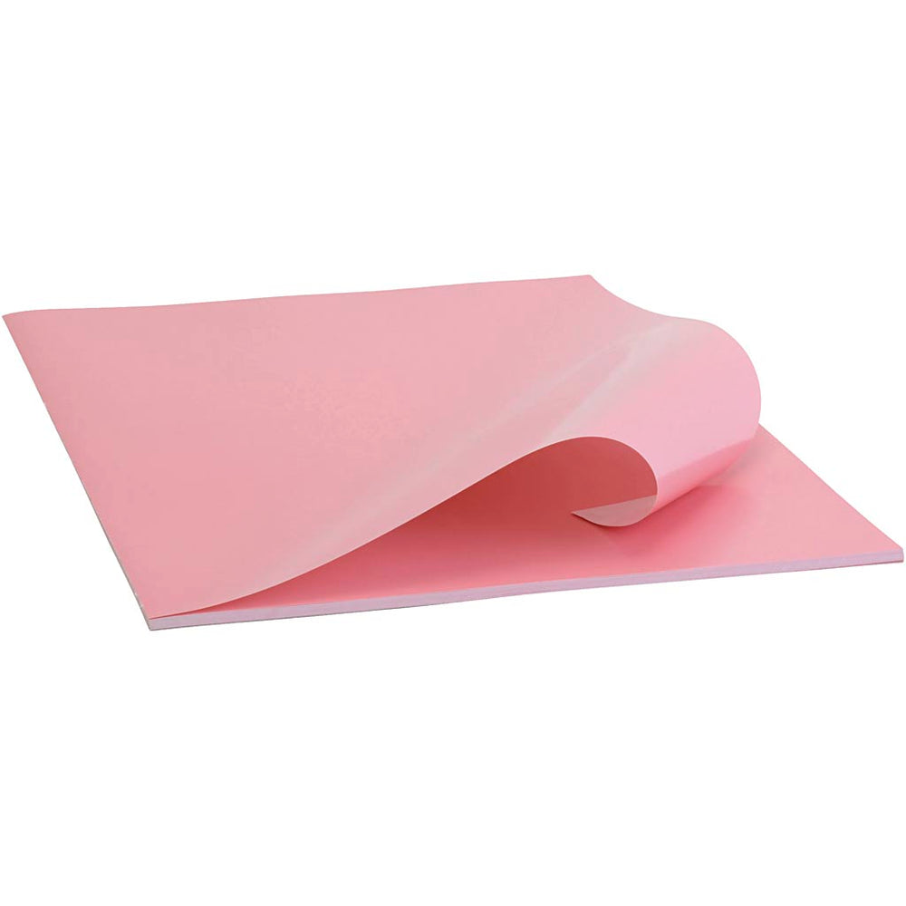 Glanspapier, vel 32x48 cm, 80 gr, roze, 25 vel 1 doos