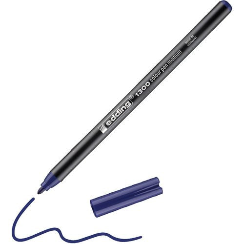 Viltstift 1300 edding 3 mm blauw 10 stuks