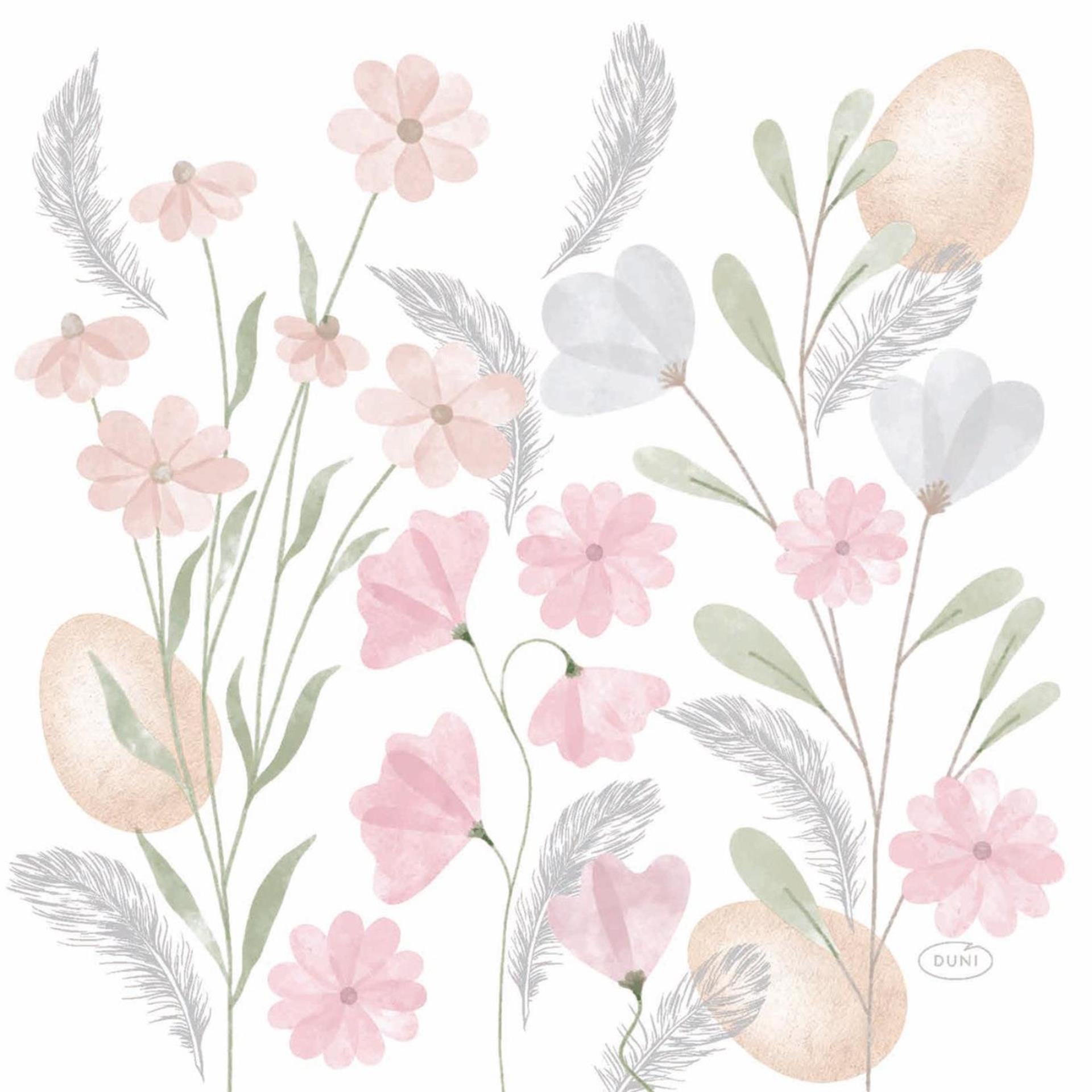Duni servetten soft easter 33x33cm