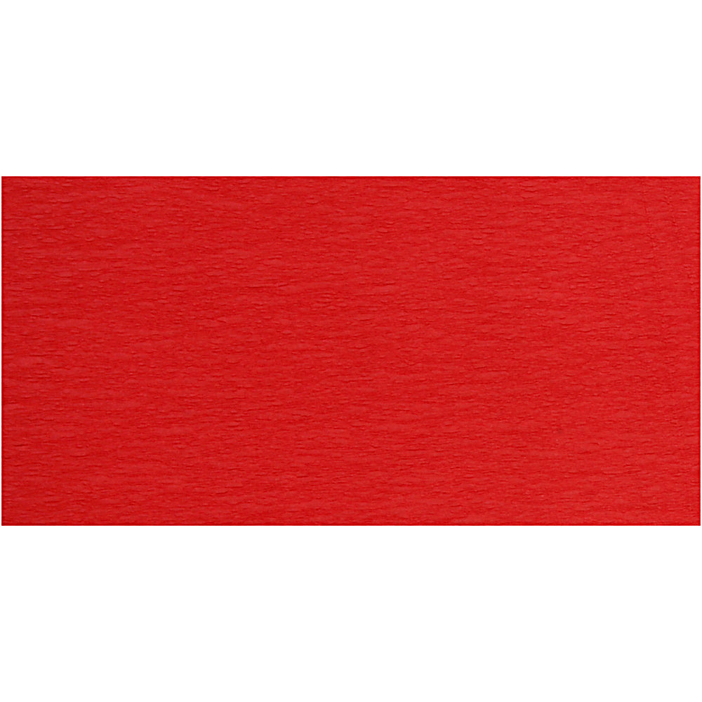 Crepepapier, vel 50x250 cm, rood, 10 vouw 1 doos