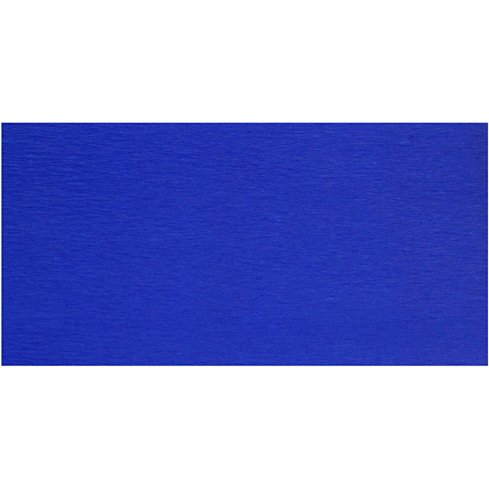 Crepepapier, vel 50x250 cm, blauw, 10 vouw 1 doos