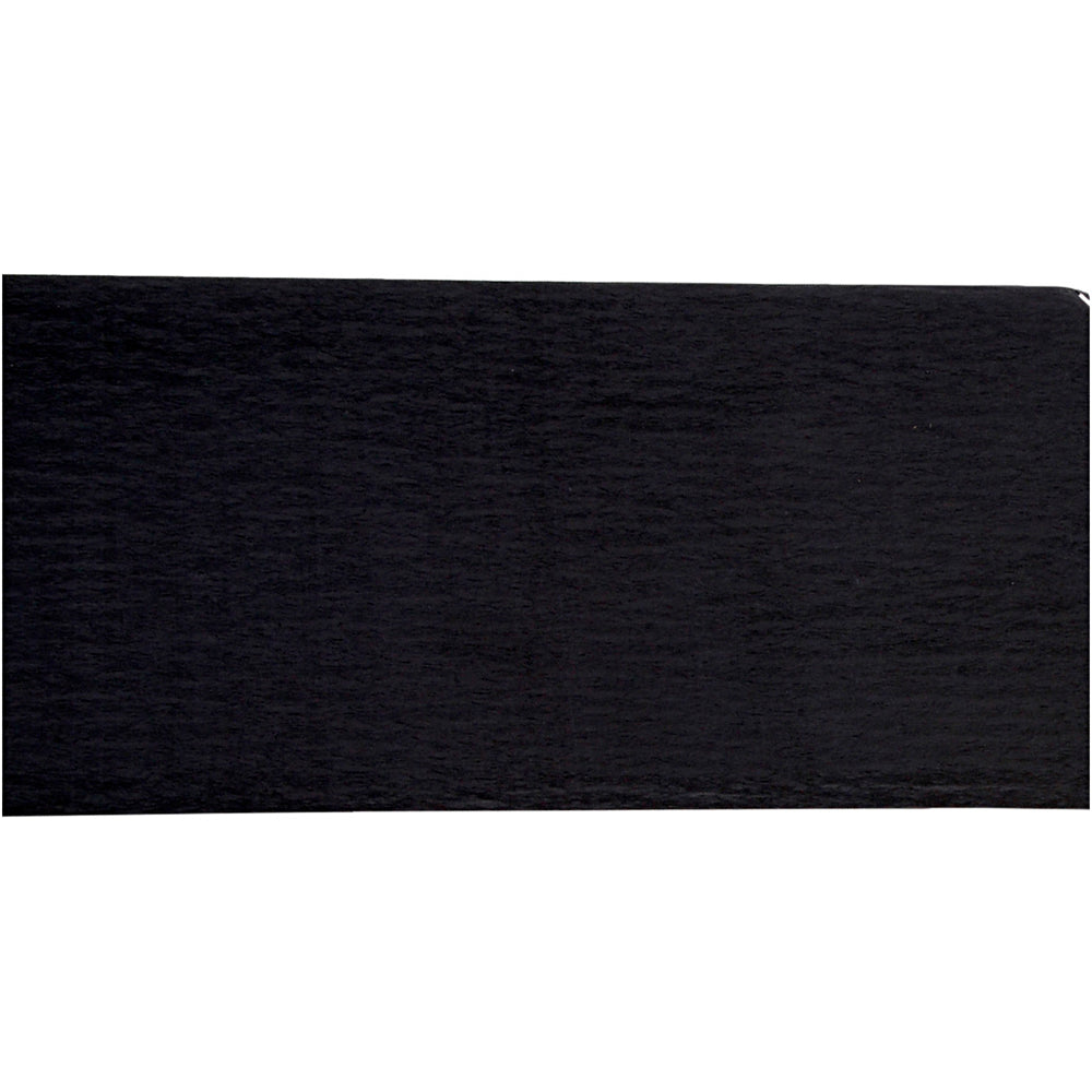 Crepepapier, vel 50x250 cm, zwart, 10 vouw 1 doos