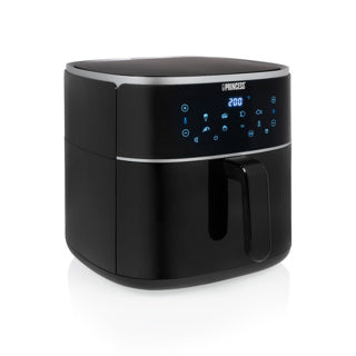 Princess 182254 digitale airfryer 8l heteluchtfriteuse (zwart, 8 liter | hetelucht | verstelbaar airfryerrek | bpa-vrij)