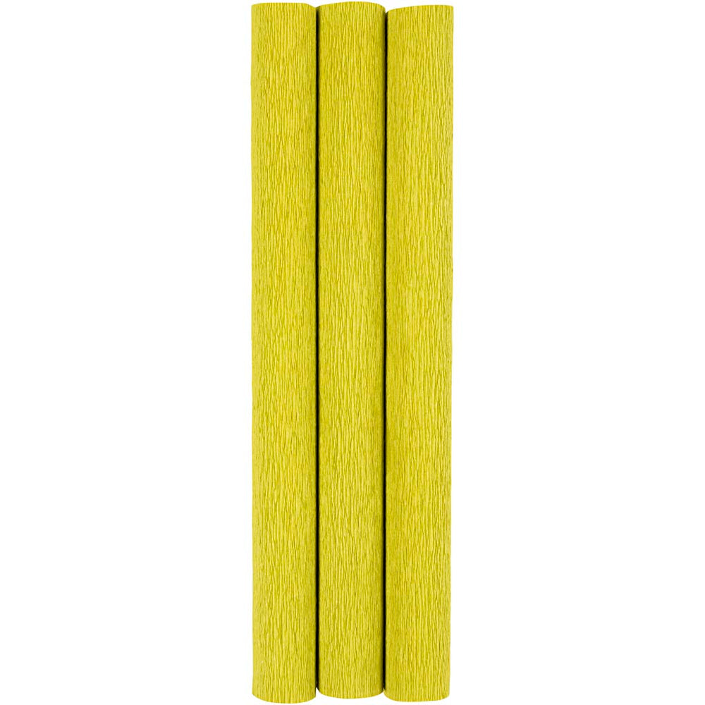 Crêpepapier, vel 25x60 cm, crêpe-verhouding: 180%, 105 gr, lichtgroen, 3 vel 1 doos