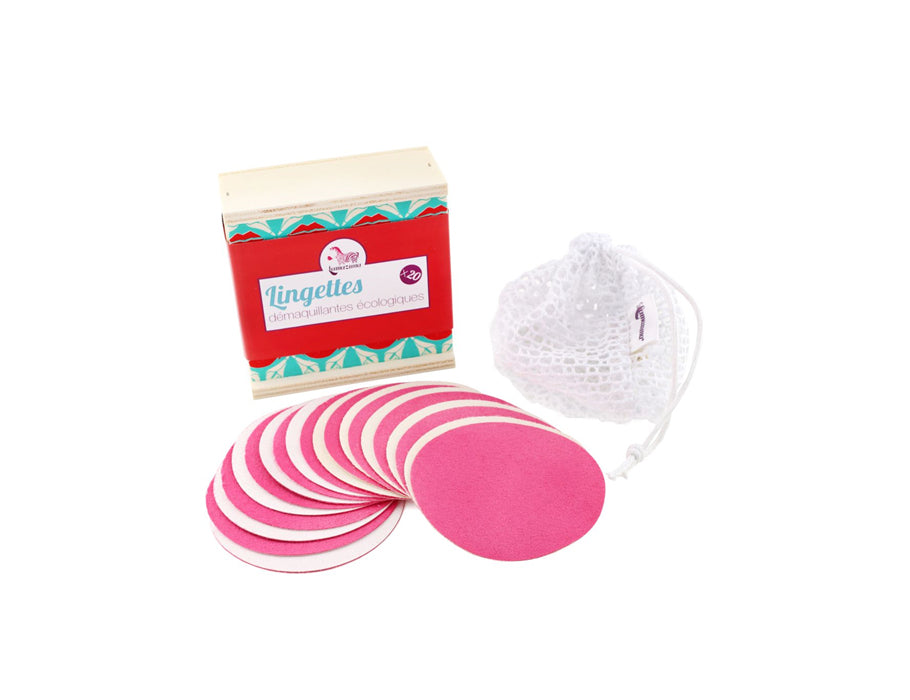 Lamazuna make-up verwijderbare pads - wasbaar 20st in doos