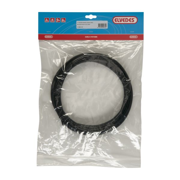 Elvedes Brake Outer Cable without Liner ø5mm 10 meters - Black (roll)