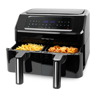 Emerio heteluchtfriteuse dubbel 2x3,6l af-130376.1