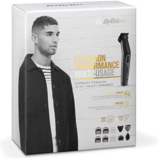 Babyliss men mt727e 10-in-1 carbon titanium trimmer