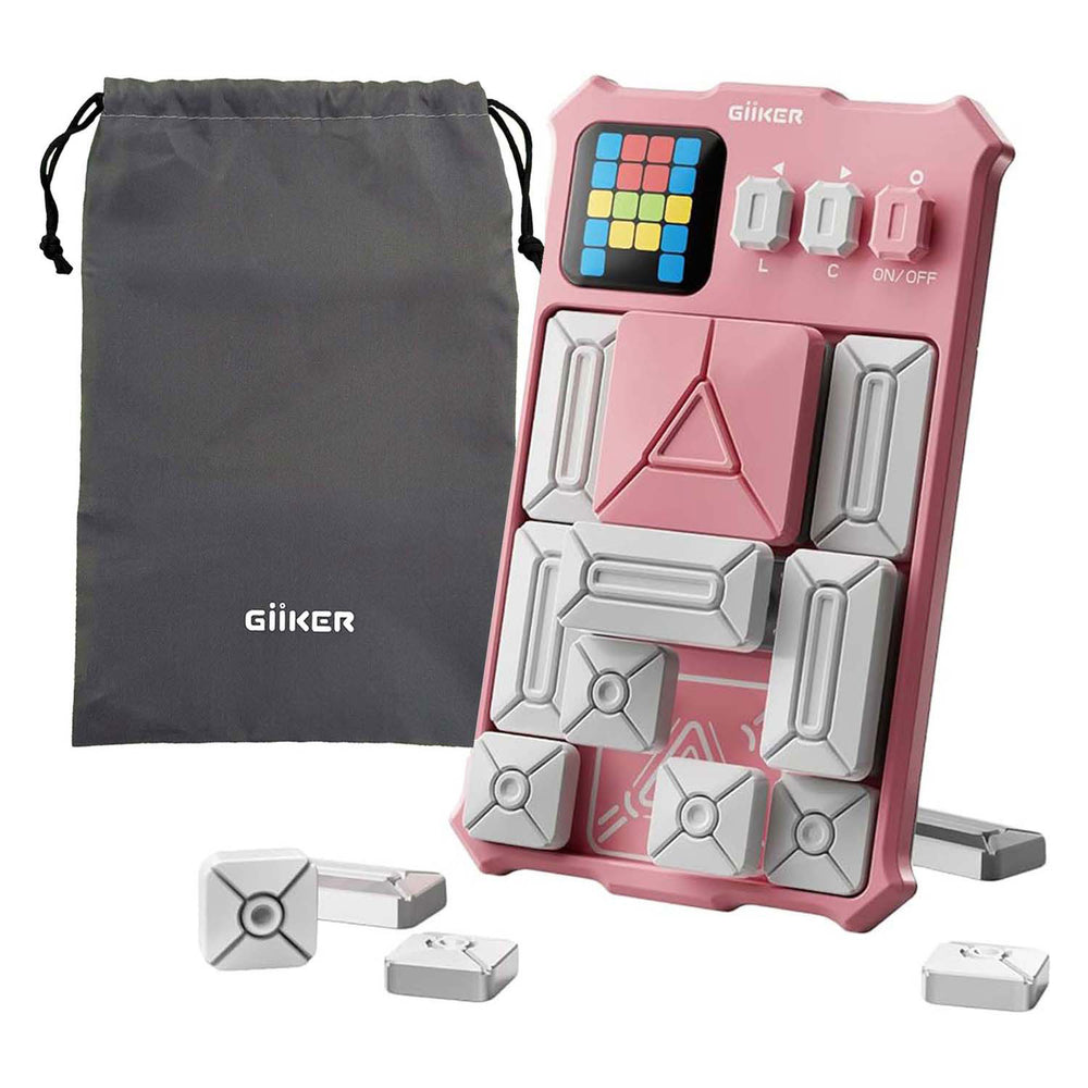 Giiker super slide puzzelspel - roze