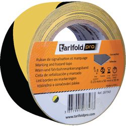 Markeringstape 197747 djois 33mtrx50mm geel zwart