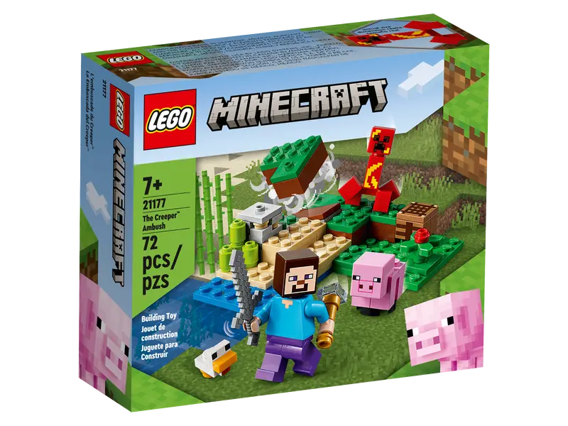 Lego minecraft - 21177 the creeper hinderlaag