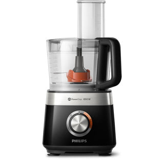 Philips keukenmachine hr7530 10 viva 850w zwart RVS