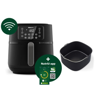 Philips hd9285 93 airfryer xxl aangesloten
